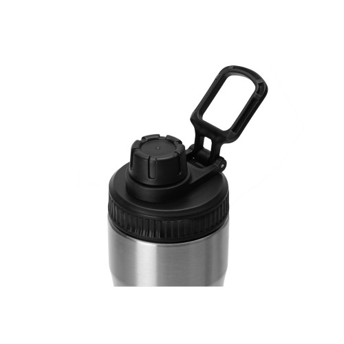 Бутылка для воды «Supply» Waterline, нерж сталь, 850 мл, серебристый/черный