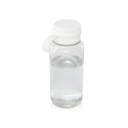 Спортивная бутылка Ryder из переработанного ПЭТ-пластика объемом 900 мл с многофункциональной крышкой, сертифицированная RCS - Белый