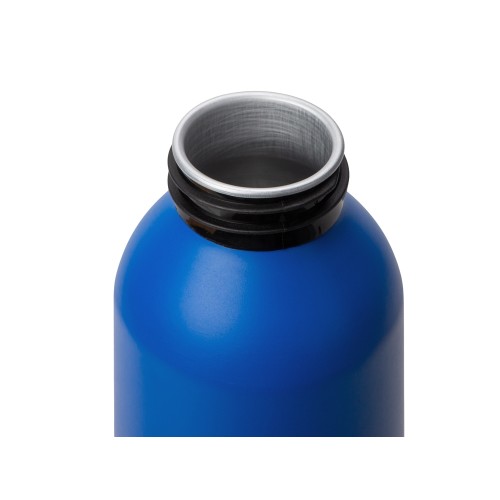 Алюминиевая бутылка для воды с ручкой "Plain Alu", 650 мл, синий