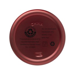 Бутылка с вакуумной изоляцией Vasa объемом 500 мл, красный