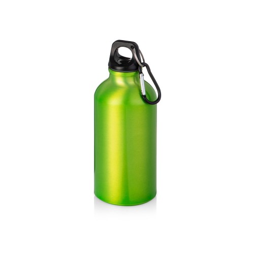 Бутылка "Hip S" с карабином 400мл, зеленое яблоко