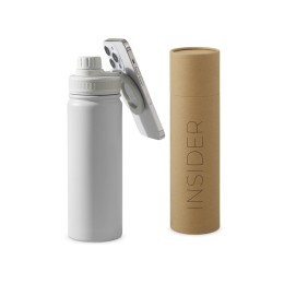 Вакуумная термобутылка с magsafe-держателем "INSIDER", 600 мл, белый