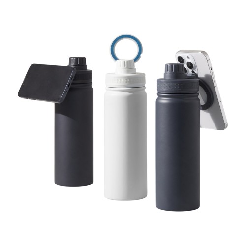 Вакуумная термобутылка с magsafe-держателем "INSIDER", 600 мл, черный