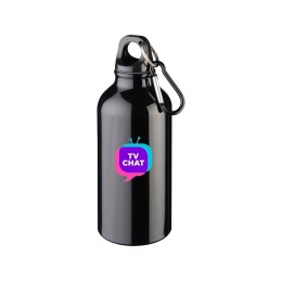 Бутылка "Oregon" с карабином 400мл, черный (P)