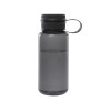 Спортивная бутылка Ryder из переработанного ПЭТ-пластика объемом 900 мл с многофункциональной крышкой, сертифицированная RCS - сплошной черный