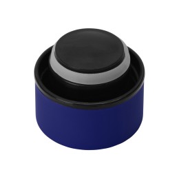 Вакуумная термобутылка "Cask" Waterline, soft touch, 500 мл, синий