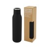 Marka, медная бутылка объемом 600 мл с вакуумной изоляцией и металлической петлей, черный