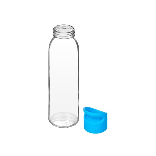 Стеклянная бутылка  "Fial", 500 мл, голубой