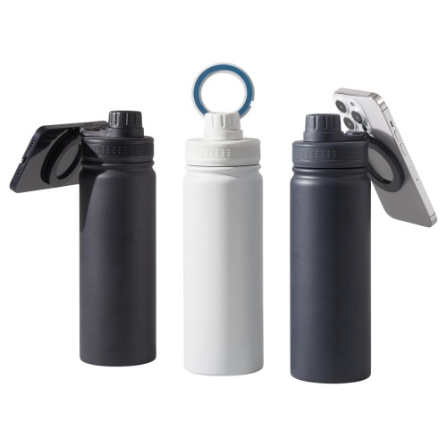 Вакуумная термобутылка с magsafe-держателем "INSIDER", 600 мл, белый