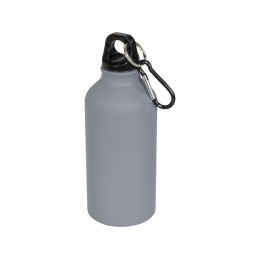 Матовая спортивная бутылка Oregon с карабином и объемом 400 мл, серый