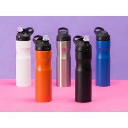 Бутылка для воды "Hike" Waterline, нерж сталь, 850 мл, синий