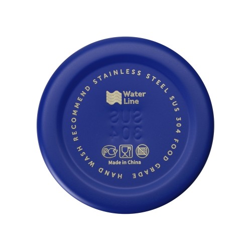 Стальная бутылка "Rely", 650 мл, синий матовый