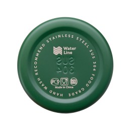 Стальная бутылка "Rely", 650 мл, зеленый