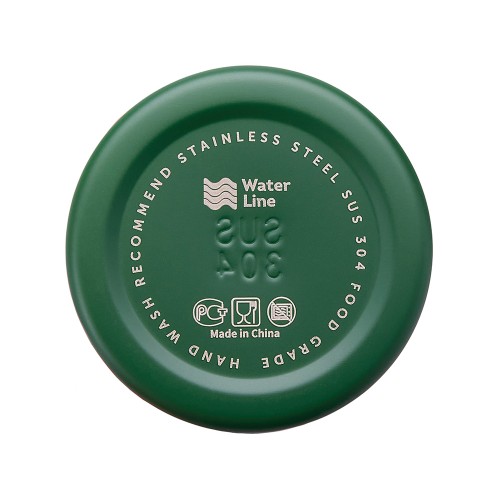 Стальная бутылка "Rely", 650 мл, зеленый