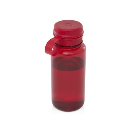 Спортивная бутылка Ryder из переработанного ПЭТ-пластика объемом 900 мл с многофункциональной крышкой, сертифицированная RCS - Красный