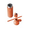 Бутылка-термос для воды Ocean Bottle GO объемом 500 мл - оранжевый