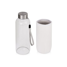 Бутылка для воды "Pure" c чехлом, 420 мл, белый