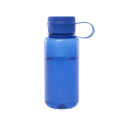 Спортивная бутылка Ryder из переработанного ПЭТ-пластика объемом 900 мл с многофункциональной крышкой, сертифицированная RCS - Ярко-синий