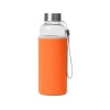 Бутылка для воды "Pure" c чехлом, 420 мл, оранжевый