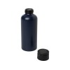 Trinity бутылка для воды из переработанного алюминия, сертифицированного согласно RCS, объемом 600 мл, с крышкой из переработ - Navy