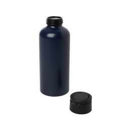 Trinity бутылка для воды из переработанного алюминия, сертифицированного согласно RCS, объемом 600 мл, с крышкой из переработ - Navy