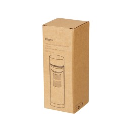 Стеклянная термобутылка "Glassir", 500мл, черный