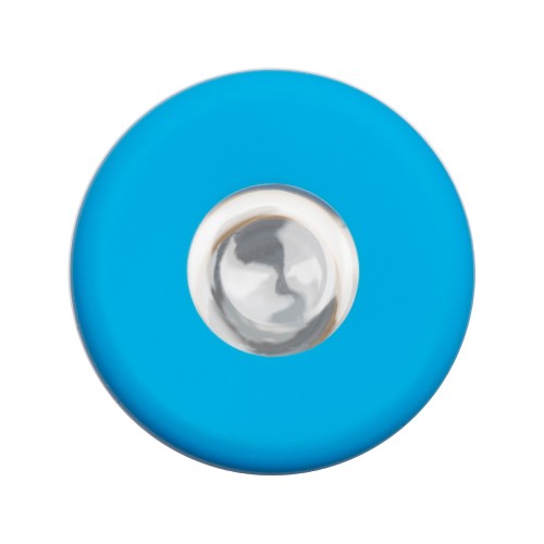 Бутылка для воды стеклянная "Refine", в чехле, 550 мл, голубой