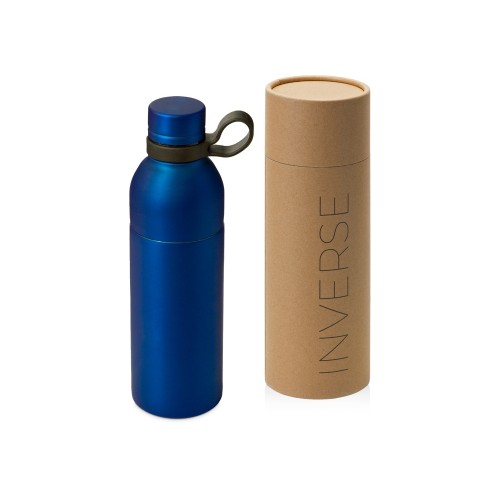 Универсальная составная термобутылка "Inverse", 550 мл, синий металлик