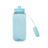 Спортивная бутылка Ryder из переработанного ПЭТ-пластика объемом 900 мл с многофункциональной крышкой, сертифицированная RCS - Бирюзовый