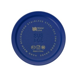 Бутылка для воды «Supply» Waterline, нерж сталь, 850 мл, синий/черный