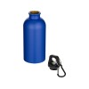 Oregon одностенная бутылка для воды с карабином, изготовленная из нержавеющей стали, сертифицированной по стандарту RCS, объемом 400 мл - Ярко-синий