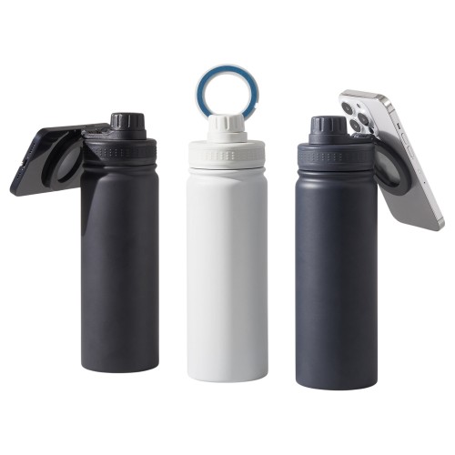 Вакуумная термобутылка с magsafe-держателем "INSIDER", 600 мл, черный