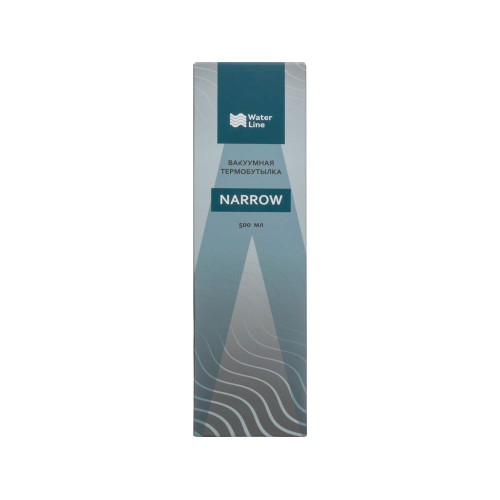Термобутылка «Narrow» с вакуумной медной изоляцией, 500 мл, серебристый