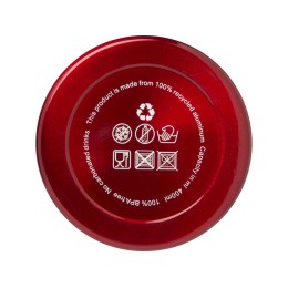 Бутылка для воды с карабином Oregon, объемом 400 мл, красный