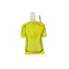 Гибкая емкость для питья MANDY в форме футболки, 470 мл, желтый