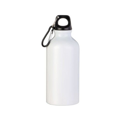 Бутылка "Hip S" с карабином 400мл, белый (P)