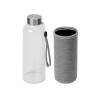 Бутылка для воды "Pure" c чехлом, 420 мл, серый