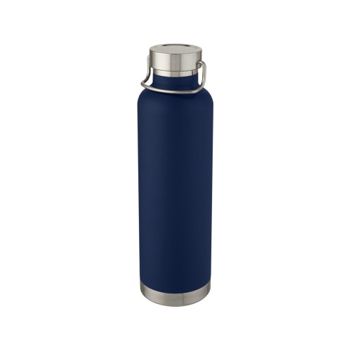 Thor, медная спортивная бутылка объемом 1 л с вакуумной изоляцией, синий