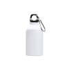 Алюминиевая бутылка с карабином YACA, белый