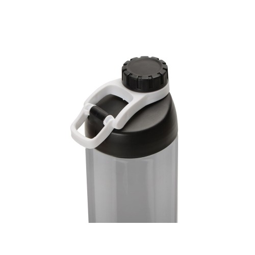 Спортивная бутылка для воды с держателем "Biggy", 1000 мл, белый
