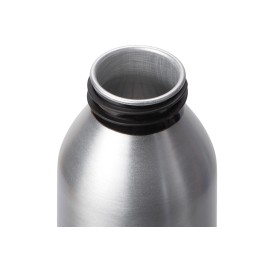 Алюминиевая бутылка для воды с ручкой "Plain Alu", 650 мл, серебристый