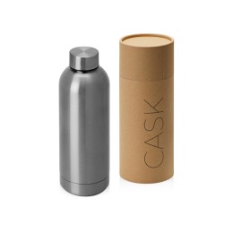 Вакуумная термобутылка "Cask" Waterline, 500 мл, тубус, серебристый глянцевый