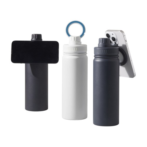 Вакуумная термобутылка с magsafe-держателем "INSIDER", 600 мл, черный