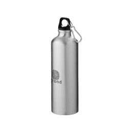 Алюминиевая бутылка для воды Oregon объемом 770 мл с карабином - Серебряный
