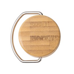 Термобутылка «Нобук» из переработанной нержавеющей стали, с бамбуковой крышкой, красный