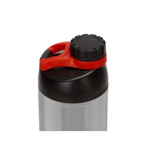 Спортивная бутылка для воды с держателем "Biggy", 1000 мл, красный