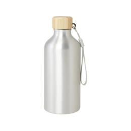 Бутылка для воды Malpeza из переработанного алюминия, 500 мл - Серебряный