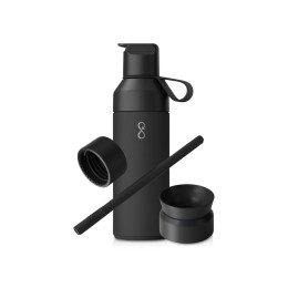 Подарочный набор Ocean Bottle 3-в-1 объемом 500 мл - Obsidian Black