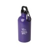 Одностенная бутылка для воды с карабином Oregon, изготовленная из нержавеющей стали, сертифицированной по стандарту RCS, объемом 400 мл - Пурпурный