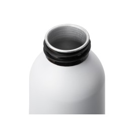 Алюминиевая бутылка для воды с ручкой "Plain Alu", 650 мл, белый